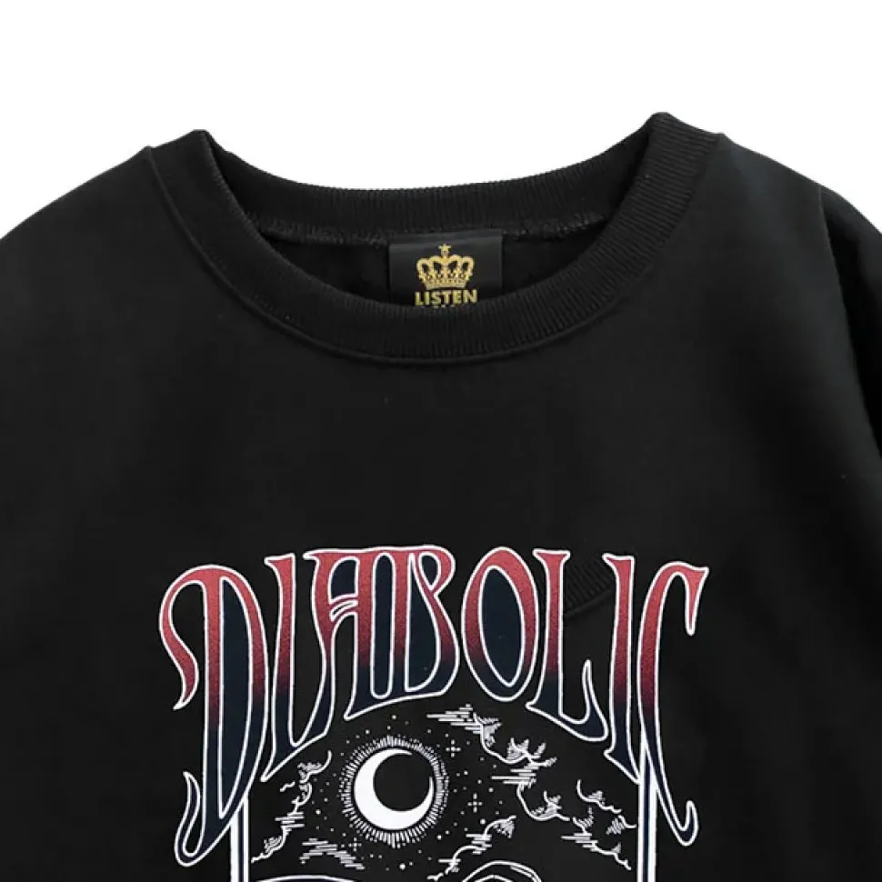 LISTEN FLAVOR Makai no Devil Cat Pullover