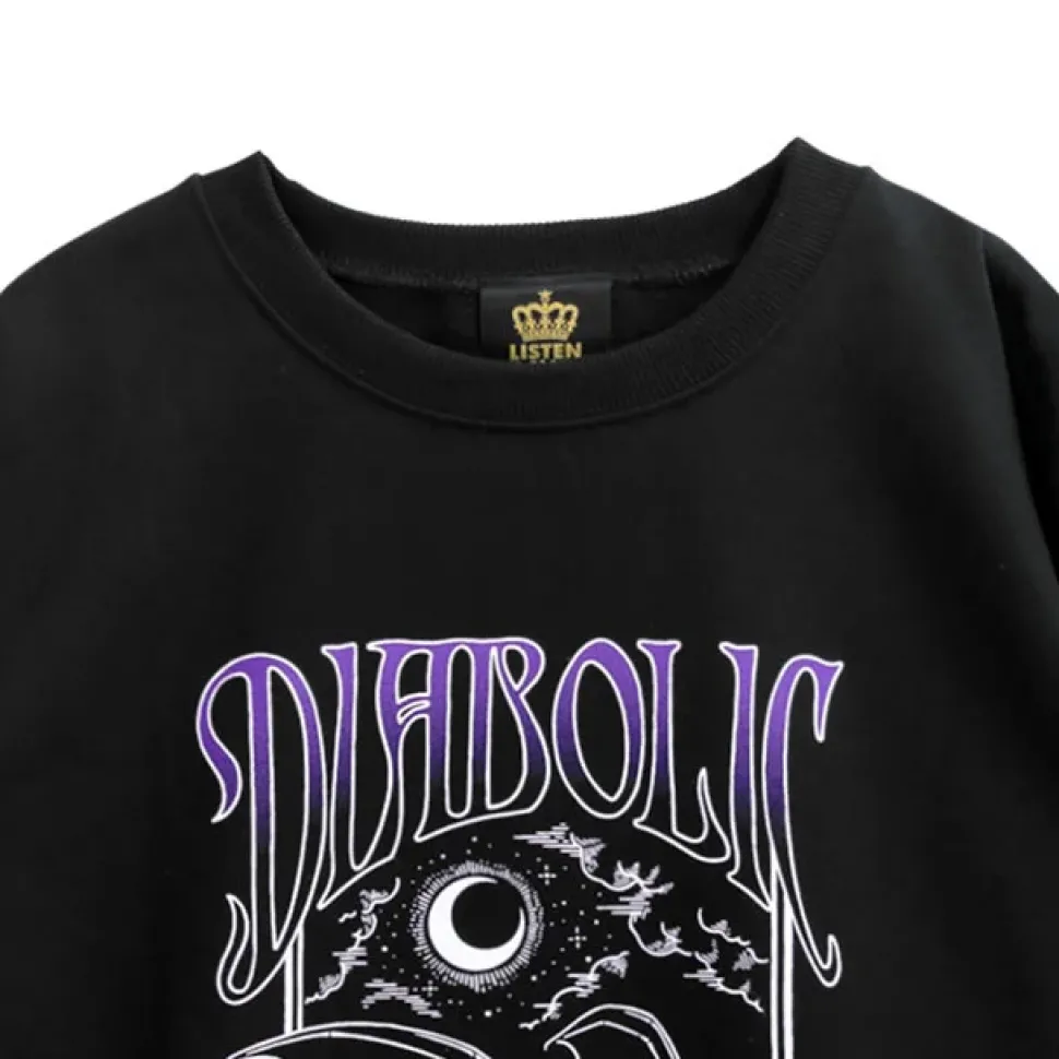 LISTEN FLAVOR Makai no Devil Cat Pullover