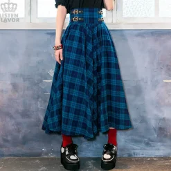 LISTEN FLAVOR Maxi Skirt w/ Belt