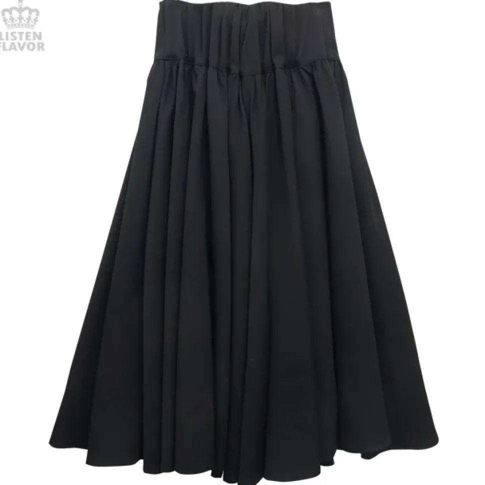 LISTEN FLAVOR Maxi Skirt w/ Belt