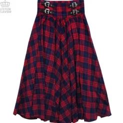 LISTEN FLAVOR Maxi Skirt w/ Belt