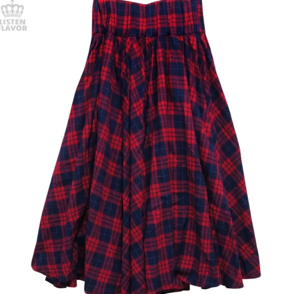 LISTEN FLAVOR Maxi Skirt w/ Belt