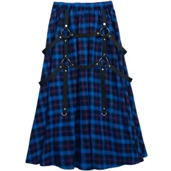 LISTEN FLAVOR Maxi Skirt w/ Harness Belt