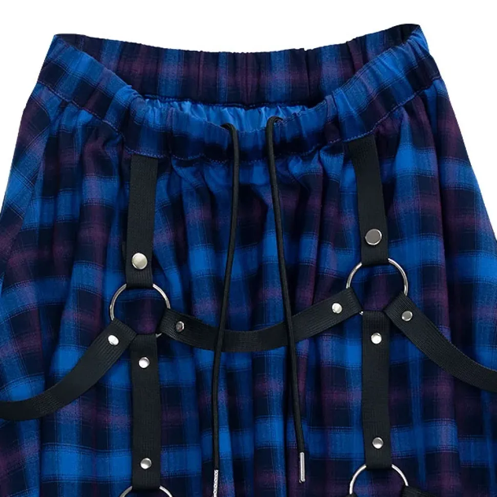 LISTEN FLAVOR Maxi Skirt w/ Harness Belt