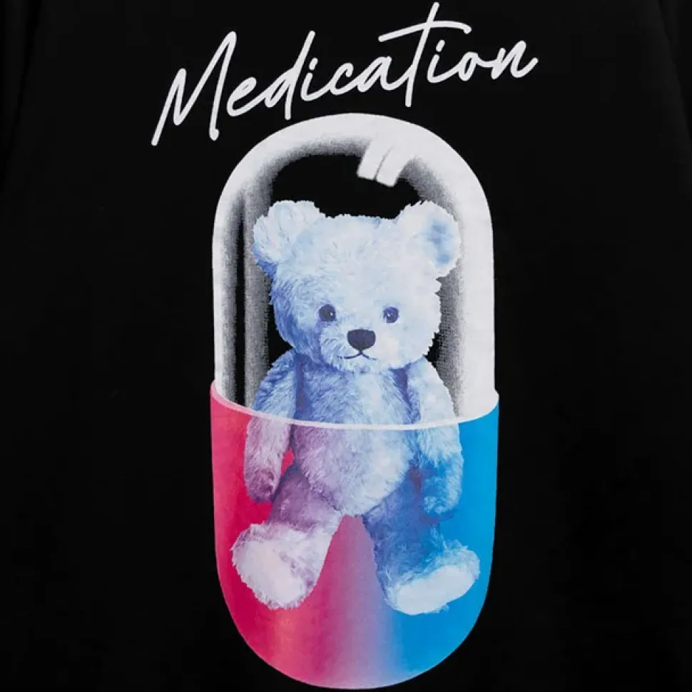 LISTEN FLAVOR Medication Bear Pullover