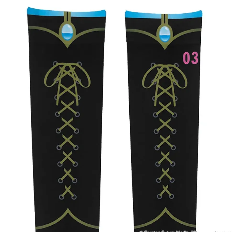 LISTEN FLAVOR Megurine Luka Knee-High Socks Black