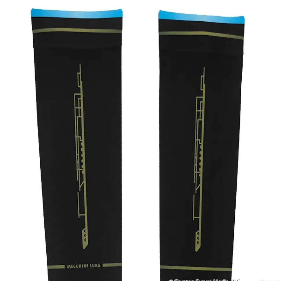 LISTEN FLAVOR Megurine Luka Knee-High Socks Black