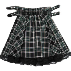 LISTEN FLAVOR Melty Moon Side Belt Skirt