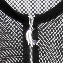 LISTEN FLAVOR Melty Moon Mesh Pullover