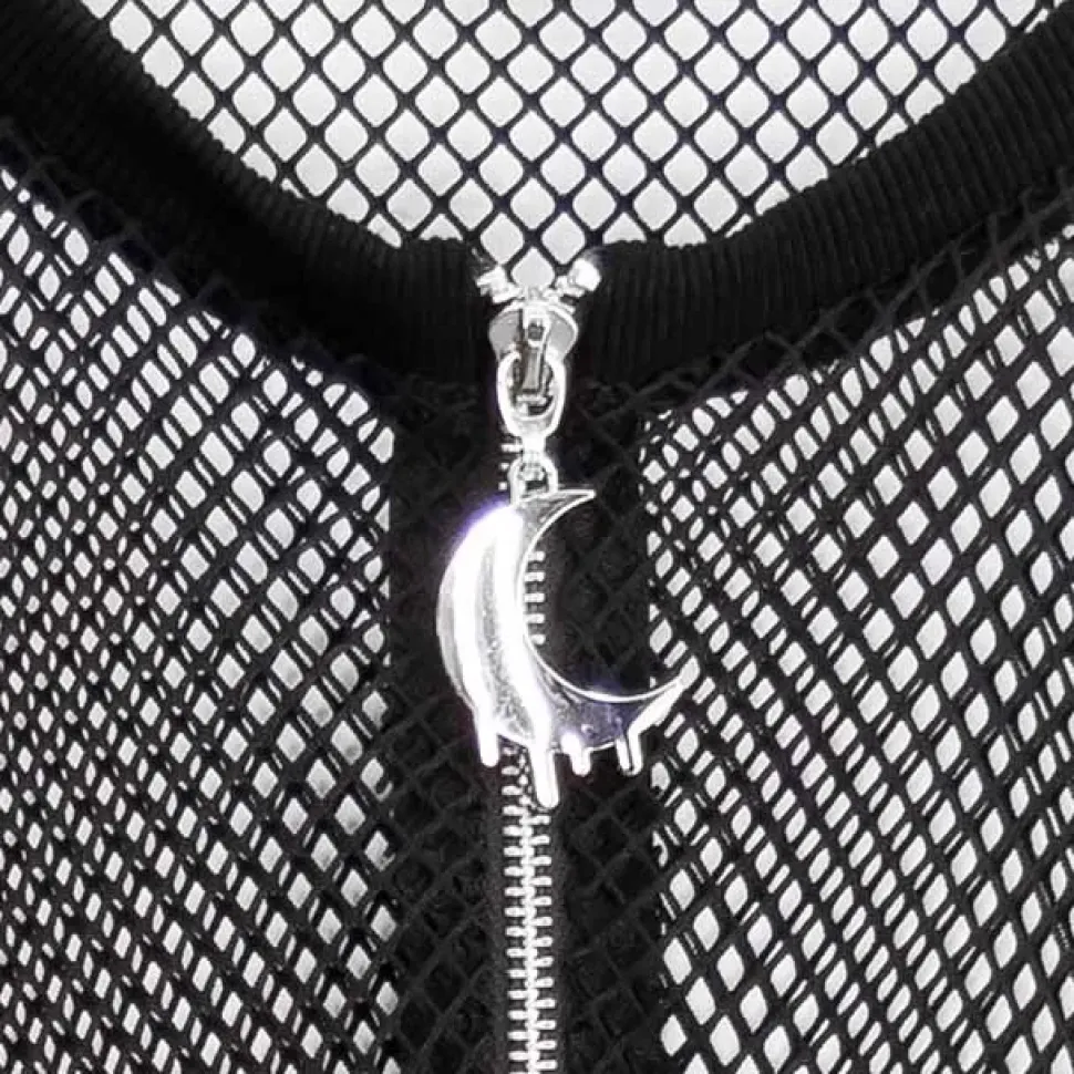 LISTEN FLAVOR Melty Moon Mesh Pullover