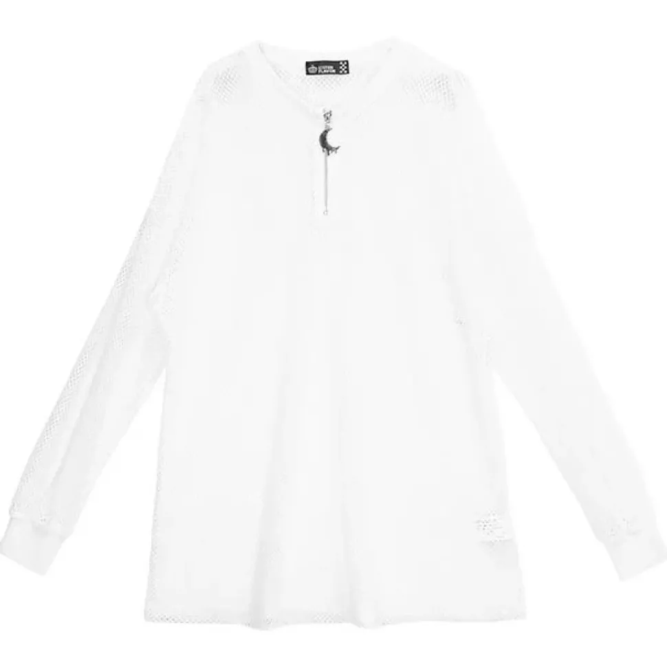 LISTEN FLAVOR Melty Moon Mesh Pullover