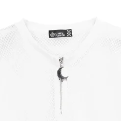 LISTEN FLAVOR Melty Moon Mesh Pullover