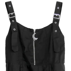 LISTEN FLAVOR Melty Moon Zip Tulle Jumper Skirt