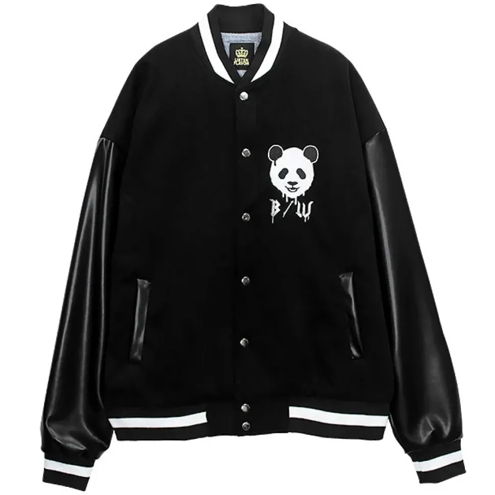 LISTEN FLAVOR Melty Panda Stadium Jacket