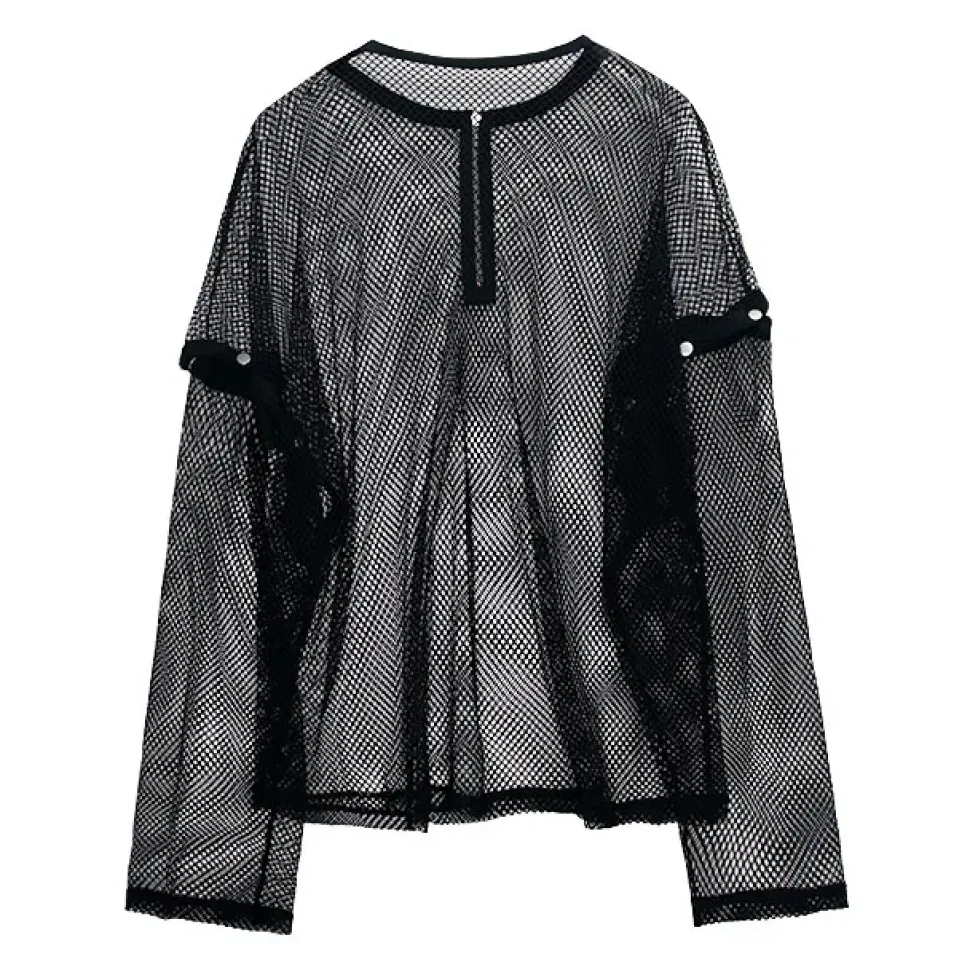 LISTEN FLAVOR Mesh 2-Way Pullover