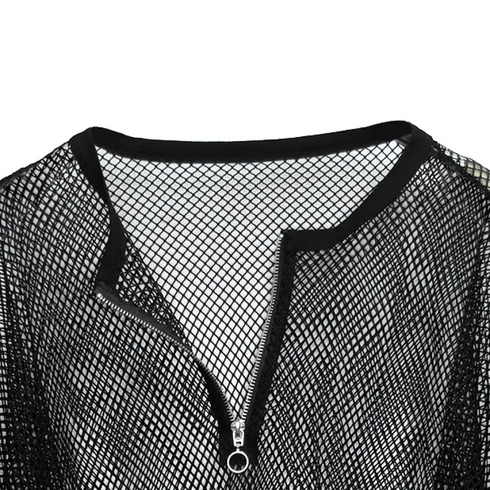 LISTEN FLAVOR Mesh 2-Way Pullover