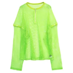 LISTEN FLAVOR Mesh 2-Way Pullover