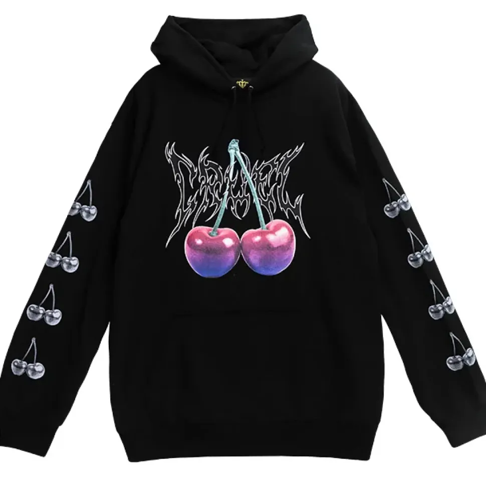 LISTEN FLAVOR Metal Cherry Hoodie
