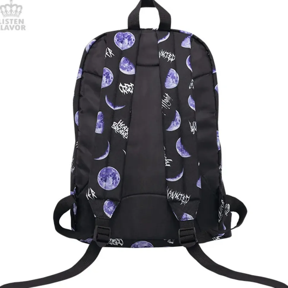 LISTEN FLAVOR Metal Moon Backpack