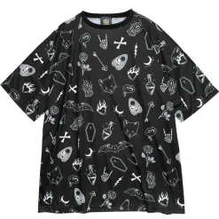 LISTEN FLAVOR Midnight Ritual Full Graphic Big T-Shirt