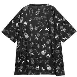 LISTEN FLAVOR Midnight Ritual Full Graphic Big T-Shirt