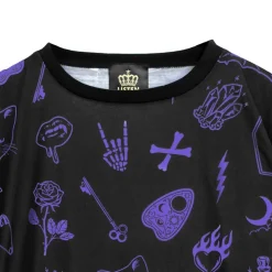 LISTEN FLAVOR Midnight Ritual Full Graphic Big T-Shirt