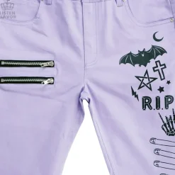 LISTEN FLAVOR Midnight Rockin' Skinny Jeans