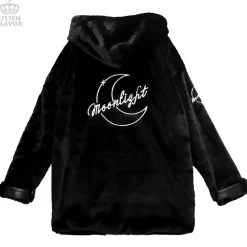 LISTEN FLAVOR Moonlight Faux Fur Blouson w/ Belt