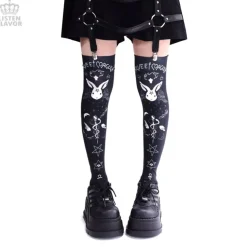 LISTEN FLAVOR Occultic Knee-High Socks