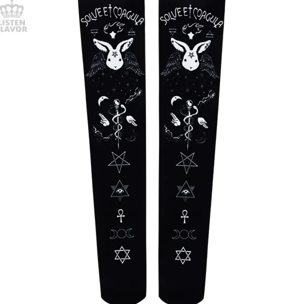 LISTEN FLAVOR Occultic Knee-High Socks