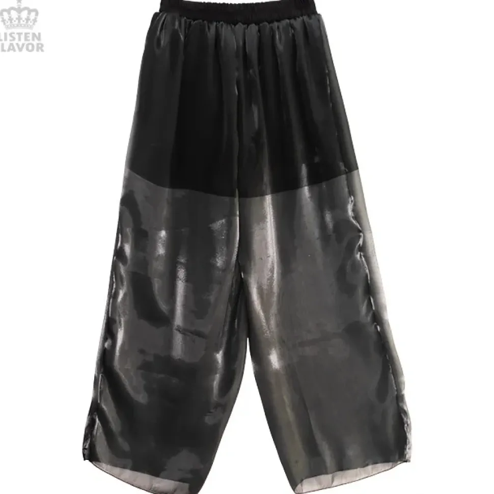 LISTEN FLAVOR Organdy Layered Pants