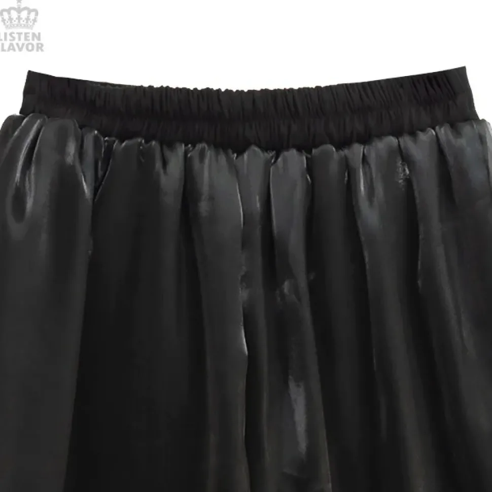 LISTEN FLAVOR Organdy Layered Pants