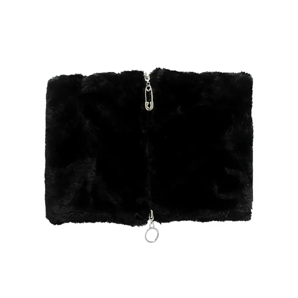 LISTEN FLAVOR Pad Fire Twin Zip Snood Black