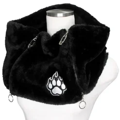 LISTEN FLAVOR Pad Fire Twin Zip Snood Black