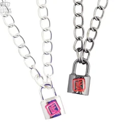 LISTEN FLAVOR Padlock Necklace