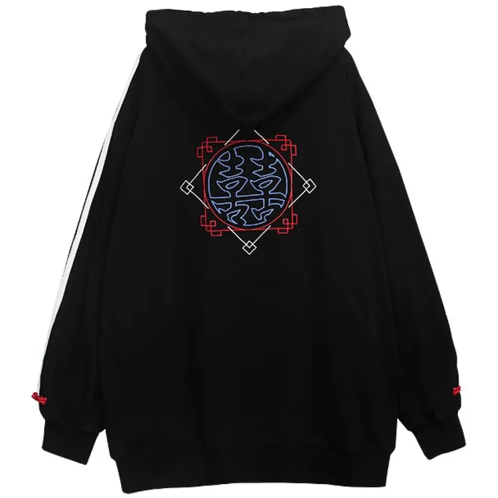 LISTEN FLAVOR Panda China Zip Hoodie