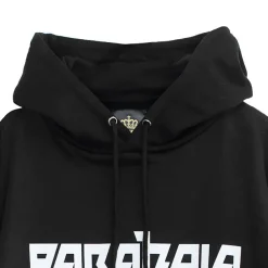 LISTEN FLAVOR Paranoia Cat Ring Sleeve Hoodie