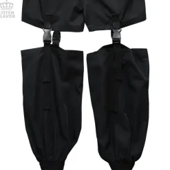 LISTEN FLAVOR Plastic Buckle Hollowed Out Detachable Pants