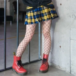 LISTEN FLAVOR Pleated Skirt w/ Belt