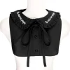 LISTEN FLAVOR Ribbon Frilly Collar
