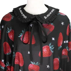 LISTEN FLAVOR Ribbon Frilly Collar