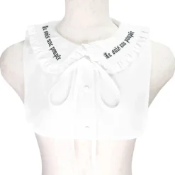 LISTEN FLAVOR Ribbon Frilly Collar