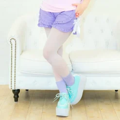 LISTEN FLAVOR Ribbon Frill Shorts