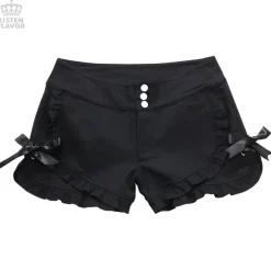 LISTEN FLAVOR Ribbon Frill Shorts