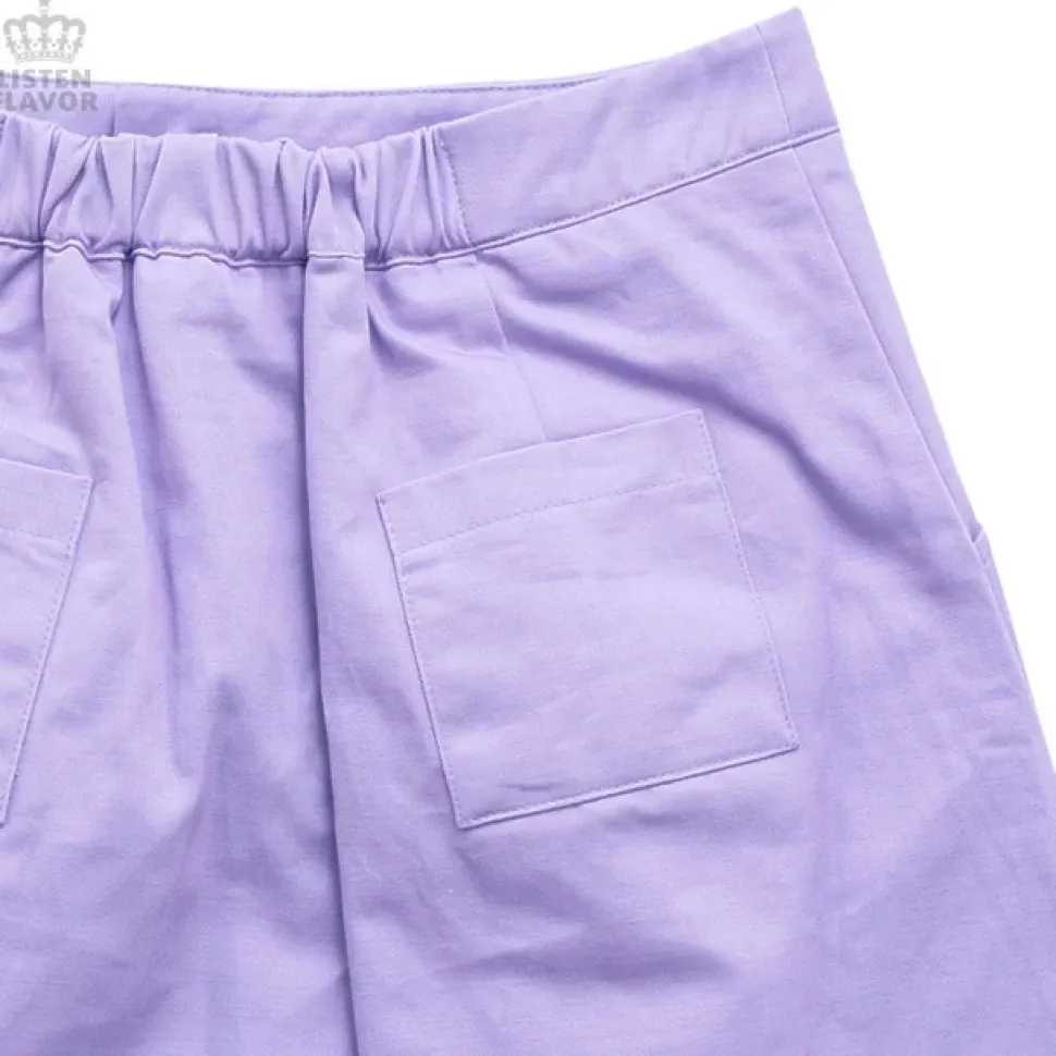 LISTEN FLAVOR Ribbon Trapezoid Skirt