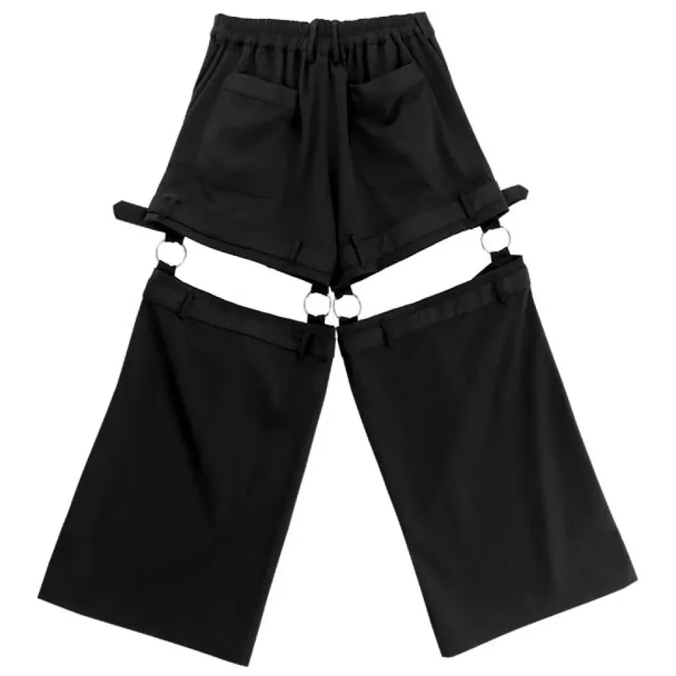 LISTEN FLAVOR Ring Detachable Pants