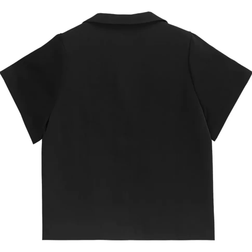 LISTEN FLAVOR Rose & Flame Half Sleeve Jacket