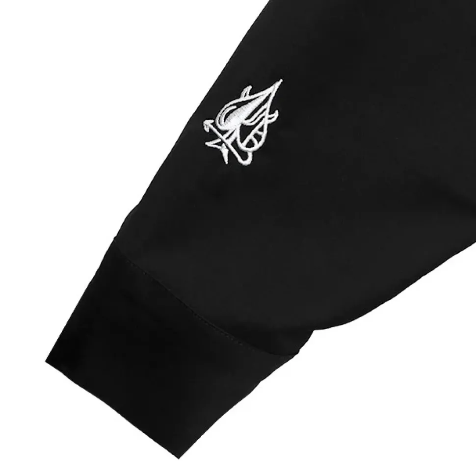 LISTEN FLAVOR Rose & Playing Cards 2-Way Shirt