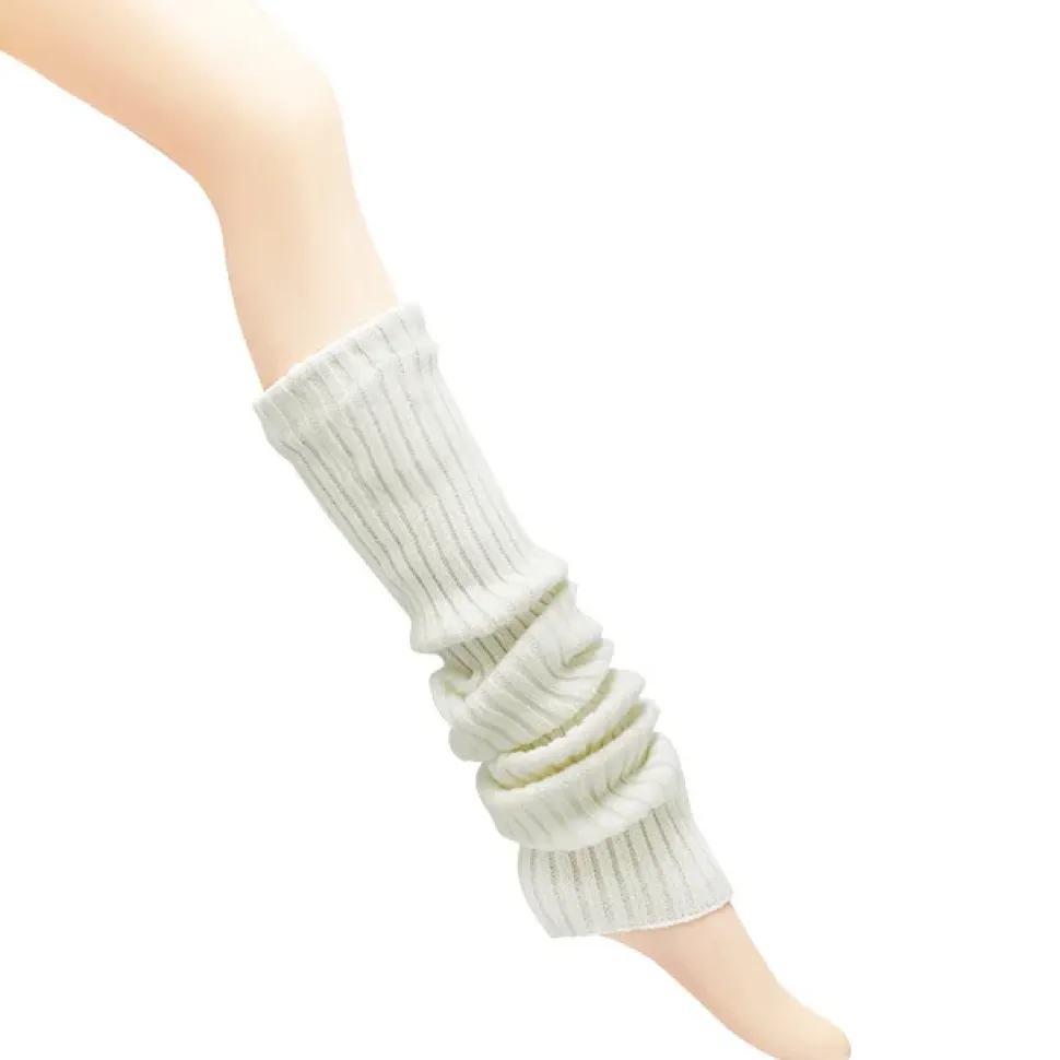 LISTEN FLAVOR Safety Pin Cross Leg Warmers