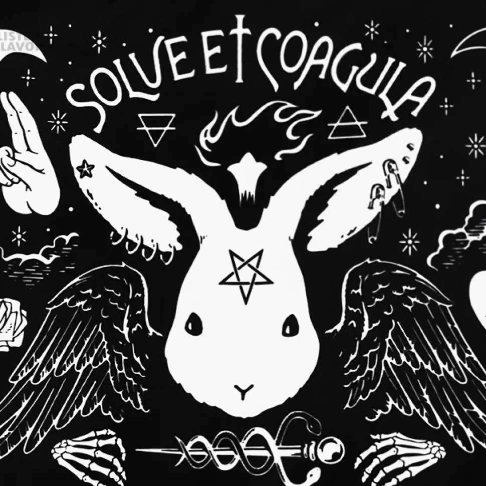 LISTEN FLAVOR Secret Ritual 2-Way Clutch Bag